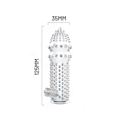 Bao cao su đôn dên tăng kích thước Crytal Sleeve - Gai mềm