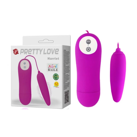 Trứng rung 1 đầu 12 chế độ - Pretty Love Harriet