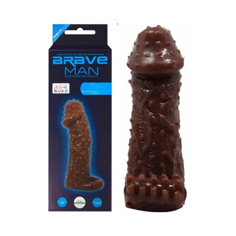 Bao cao su đôn dên có dây đeo Baile Braveman 14 x 4cm
