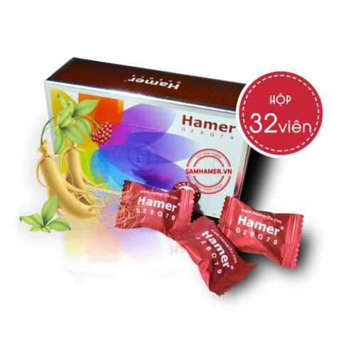 Kẹo Sâm Hamer G28Q79 Hộp 32 Viên