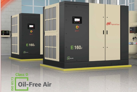 Ingersoll Rand giới thiệu dòng máy nén khí không dầu E Series E90 E160 kW