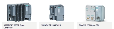 Bộ điều khiển phân tán (DCS):  SIMATIC S7-1500 PLC, SIMATIC ET 200 I/O system