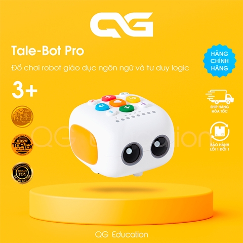 Đồ chơi robot giáo dục ngôn ngữ & tư duy logic cho trẻ từ 3 đến 5 tuổi - Tale-Bot Pro