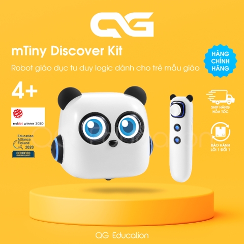 Đồ chơi robot giáo dục tư duy logic cho trẻ mẫu giáo - Makeblok mTiny Discover Kit - Robot gấu trúc - Dành cho trẻ trên 3 tuổi