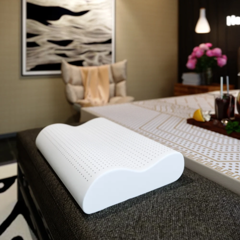 Gối Nằm Cao Su Thiên Nhiên Kim Cương