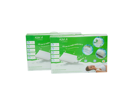 Ruột Gối Nằm Cao Su Thiên Nhiên 100% Kim Á Hỗ Trợ Vai Gáy