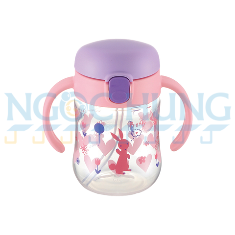 Cốc ống hút Richell 200ml