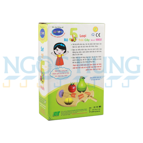Bộ 5 loại trái cây
