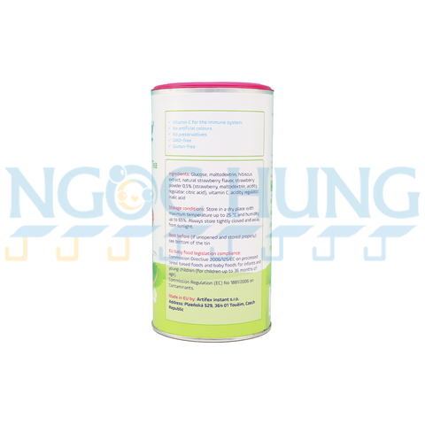 Trà cốm hoa quả Burine Dâu Tây 200g