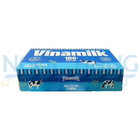 sữa tươi tiệt trùng Vinamilk 100% ít đường 110ml