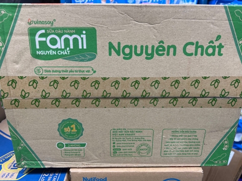 Sữa nước Vinasoy Fami nguyên chất bịch 200ml