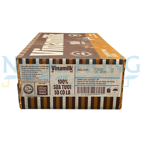 Sữa tươi tiệt trùng Vinamilk 100% sôcôla 180ml