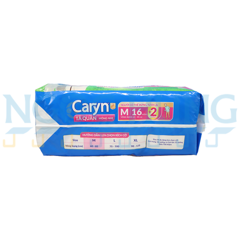 Tã quần Caryn size M 16 miếng