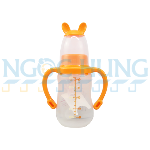 Bình sữa Medikid 150ml màu vàng có tay cầm