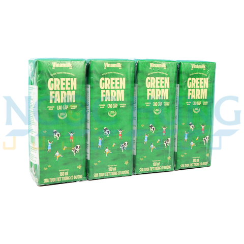 Sữa nước Vinamilk Green Farm có đường 180ml