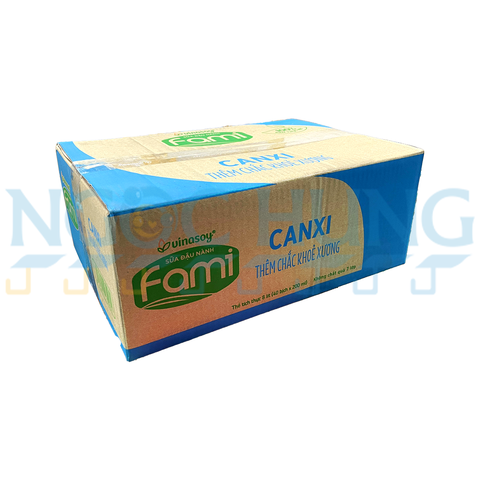Sữa nước Vinasoy Fami canxi bịch 200ml