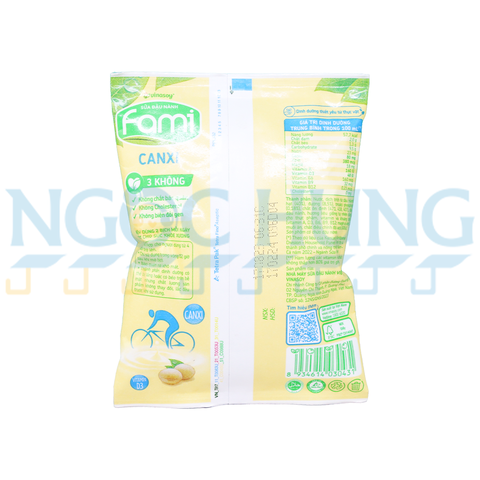 Sữa nước Vinasoy Fami canxi bịch 200ml