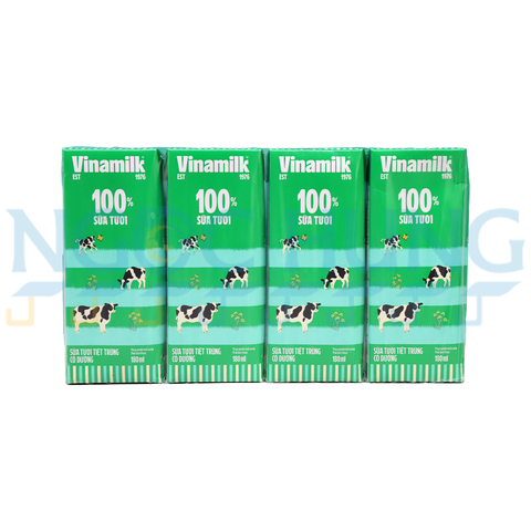 Sữa nước Vinamilk 100% có đường 180ml