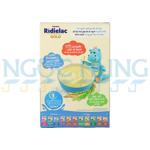 Bột ăn dặm Ridielac Gold gạo sữa 200g