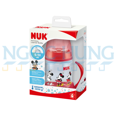 Bình tập uống Nuk 150ml (6-18 tháng)