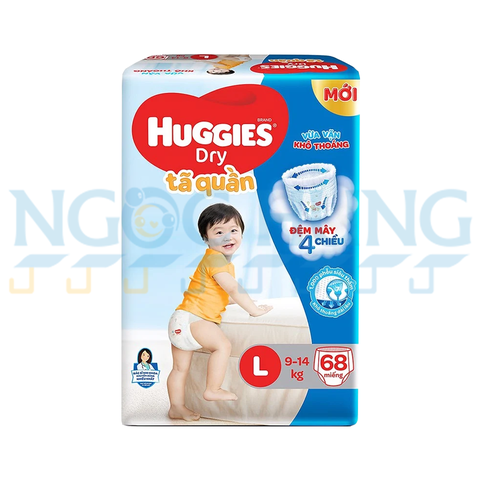 Tã quần Huggies skin care L 68