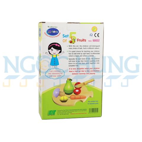 Bộ 5 loại trái cây