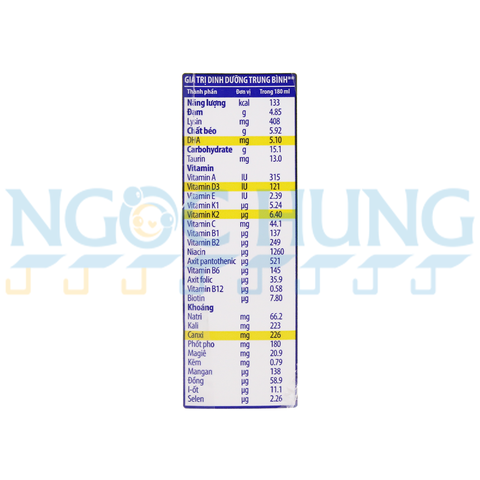 Sữa pha sẵn Smarta Grow 180ml