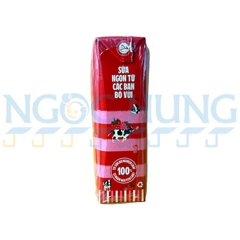 Sữa tươi tiệt trùng Vinamilk 100% hương dâu 180ml