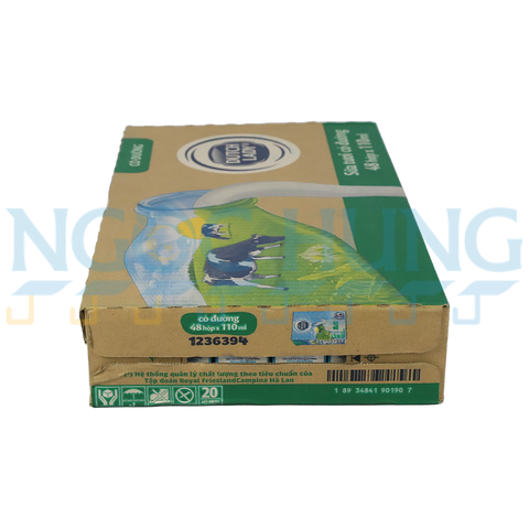 Sữa tươi DutchLady có đường 110ml