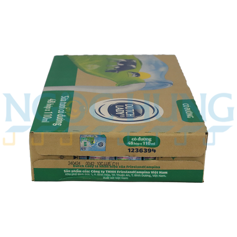 Sữa tươi DutchLady có đường 110ml