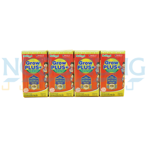 Sữa nước Nutifood growplus đỏ 110ml - mới