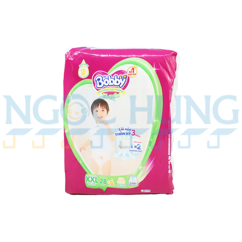 Tã quần Bobby XXL 28 miếng