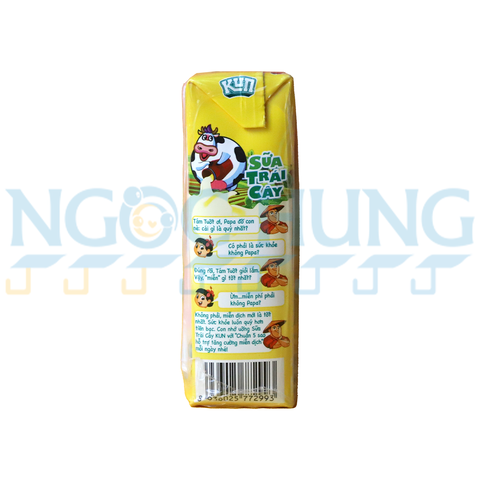 Sữa trái cây Kun nhiệt đới 180ml