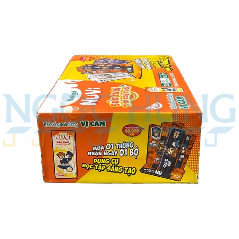 Sữa tươi trái cây Nuvi vị Cam 180ml