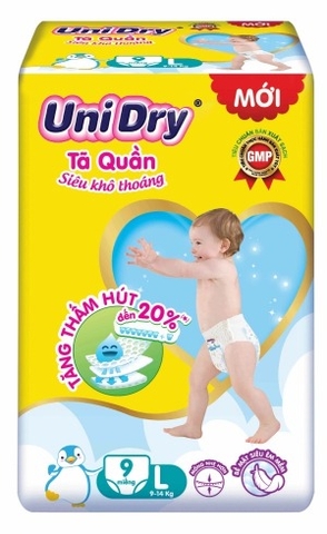 Tã quần Unidry size XXL 16 miếng