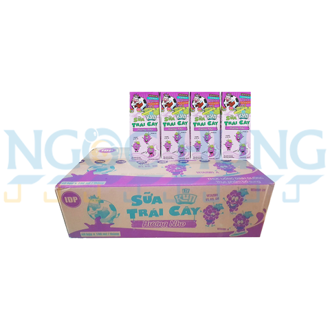 Sữa nước Kun trái cây nho 180ml