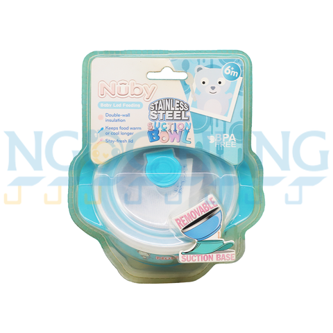 Bát ăn dặm inox Nuby