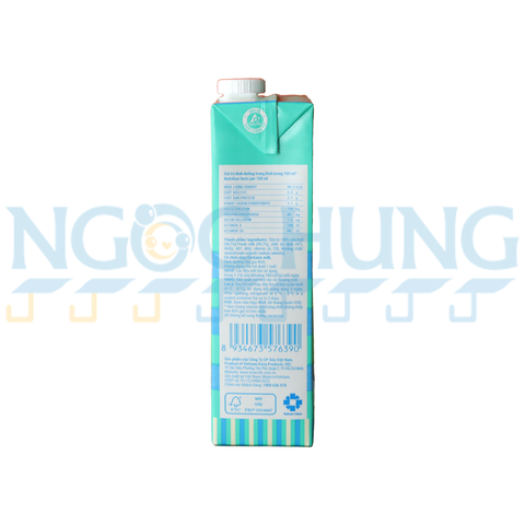 sũa tươi Vinamilk không đường 1L