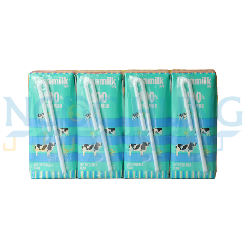 Sữa tươi tiệt trùng Vinamilk 100% không đường 180ml