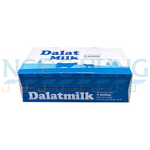 Sữa nước Dalat Milk ít đường 180ml