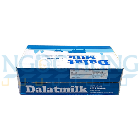 Sữa nước Dalat Milk ít đường 180ml