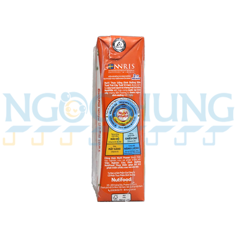 Sữa tươi trái cây Nuvi vị Cam 180ml