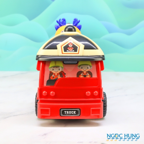 Hộp xe container cảnh sát chở 3 xe cứu hộ 368C-2