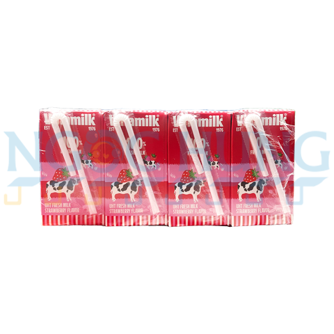 sữa tươi tiệt trùng vinamilk 100% dâu 110ml