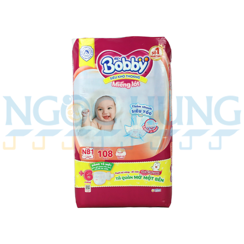 Miếng lót Bobby Newborn 1 108mieng