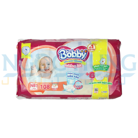 Miếng lót Bobby Newborn 1 108mieng
