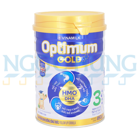 Sữa bột Vinamilk Optimum Gold HMO 3 850g (1-2 tuổi)
