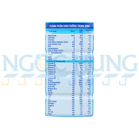 Sữa bột NuVi Grow 1+ 900g ( trên 1 tuổi)