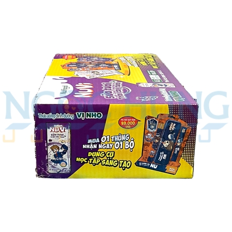 Sữa tươi trái cây Nuvi vị Nho 180ml