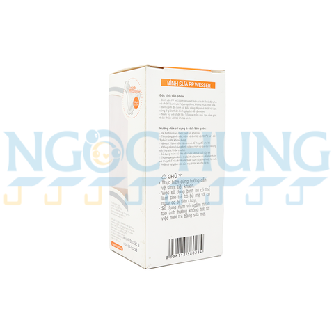 Bình sữa wesser cổ nhỏ 140ml